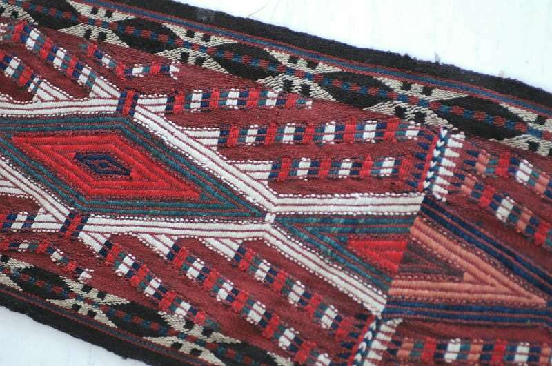 Huge, ancient Turkmenian tent - band in Soumak-technique, ca.15 m (50 ft) ! gallery