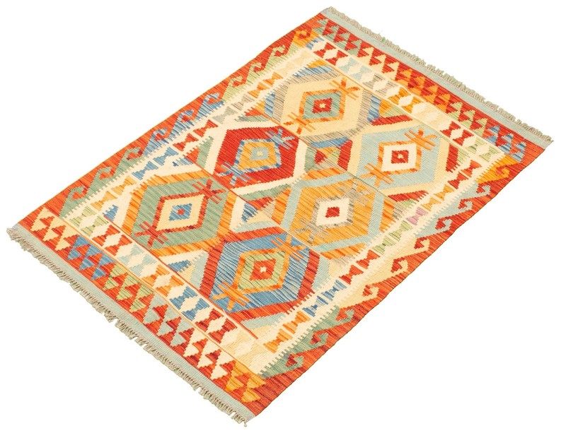 Vintage Hand Woven Area Rug 3'4" x 4'10" Traditional Wool Oriental Carpet gallery