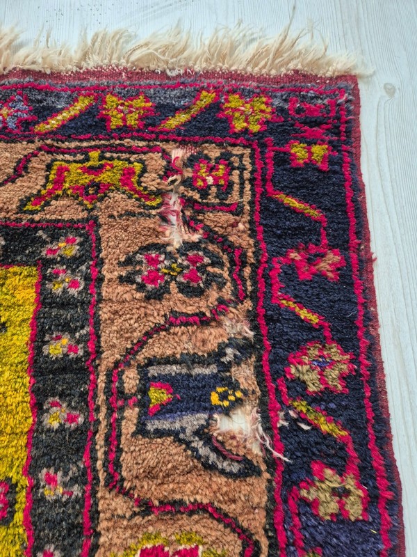 Vintage Prayer Rug, Anatolian Rug, Hand Woven Carpet, Handmade, Wool, 1976, Wool gallery