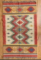 Rectangle Rug Modern Wool Jute Area Hallway Rug Rug Indoor Kilim Runner Rug
