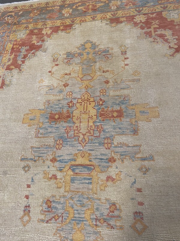 Spectacular Rare Oushak vintage Pre 1900 Area Rug Old Collective 7 X 9 Ft gallery