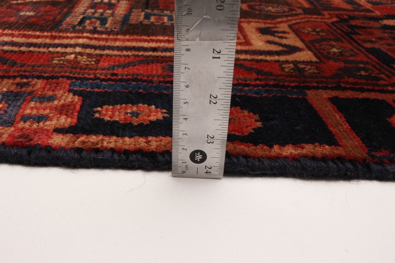Vintage 3'5" x 5'1" Traditional Hand Knotted Vegetable Dye Wool Area Rug gallery