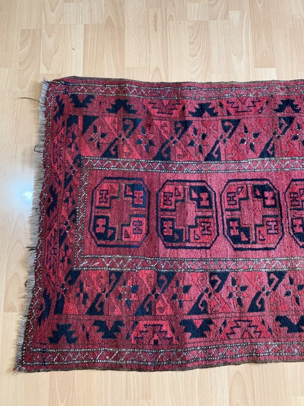 antique hand made turkoman turkemen rug size 118x98cm gallery