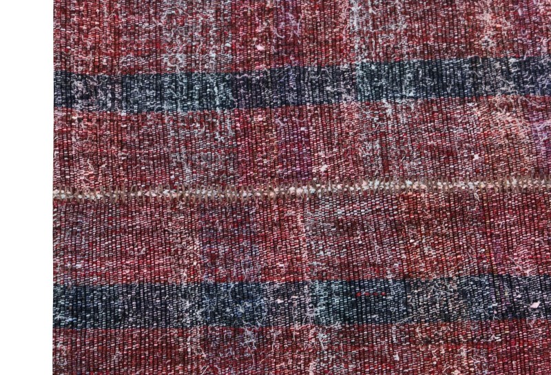 6'1 x 8 ft , Striped Design Turkish Kilim Rug, Minimalist Rug, 186 x 246 cm gallery