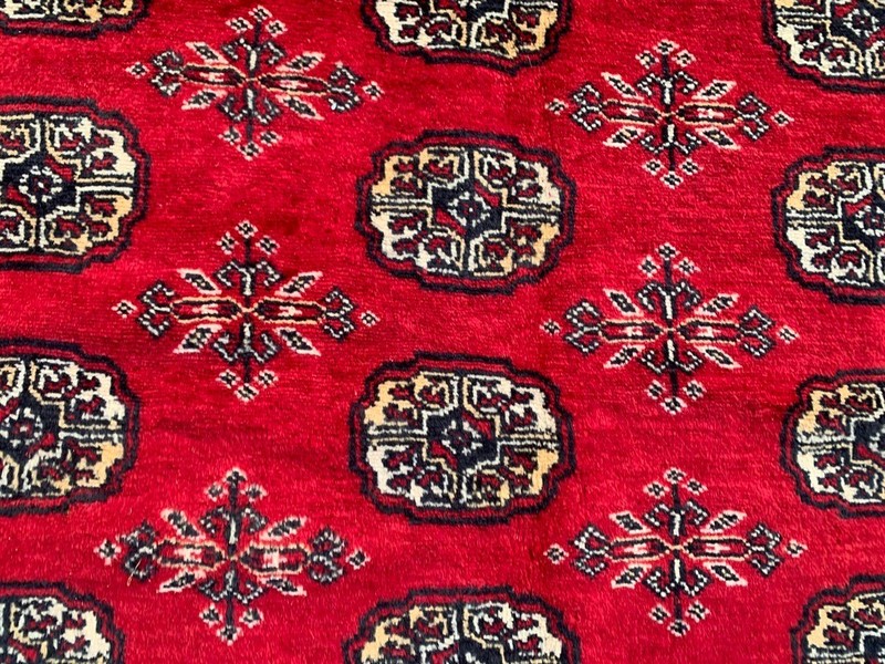 Vintage Afghan Rug, Hand-Knotted Wool, Traditional Area Carpet (8x11 ft.) gallery