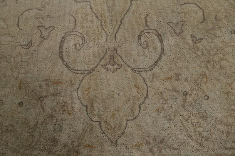 Muted Semi-Antique Traditional Area Rug 10x13 Evenly Low Pile Hand-knotted Wool gallery
