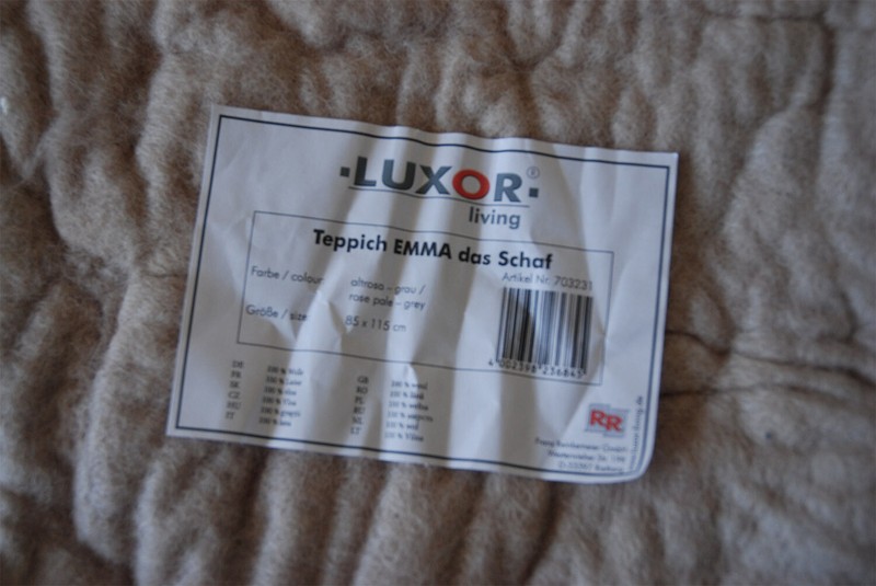 Luxor 100% Wool Emma Sheep Hand Tufted Rug Rose Pink 85x115cm RRP £100 Kids gallery