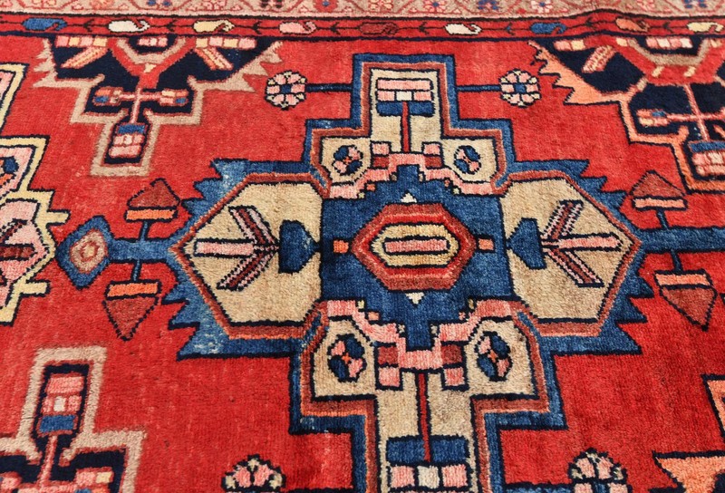 4x10 ft Tribal Geometric Oriental Rug Red Farmhouse Decor Kitchen Hallway Carpet gallery