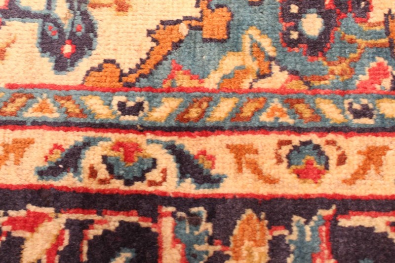 Vintage Hand-Knotted Area Rug 6'11" x 9'8" Traditional Wool Carpet gallery