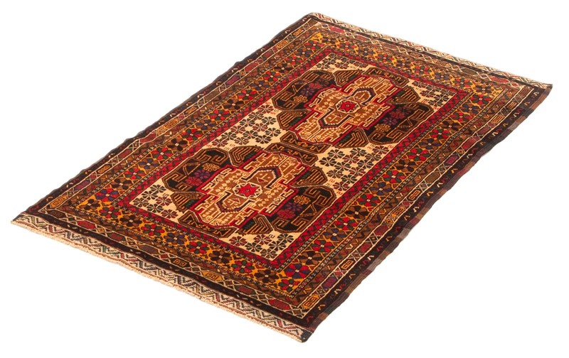 Vintage Traditional Hand-Knotted Area Rug 2'10" x 4'8" Oriental Wool Carpet gallery