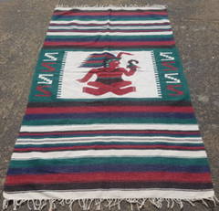 Vintage Traditional Handcrafted Beautiful Kilim Rug for Home Décor 200×116 cm