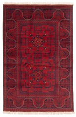 Traditional Vintage Hand-Knotted Area Rug 3’4″ x 5’1″ Oriental Wool Carpet