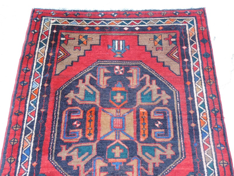 4x13ft. Handwoven Tribal Sarab Geometric Wool Runner gallery
