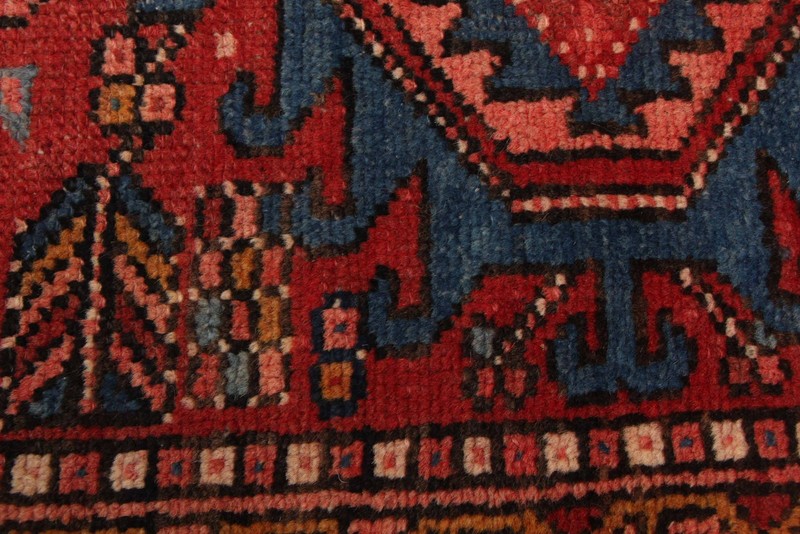 1'7" x 12'5" Vintage Hand-knotted Runner Rug Traditional Oriental Wool Carpet gallery