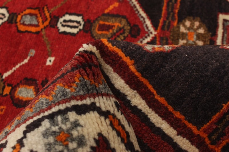 3'5" x 8'11" Vintage Hand-knotted Runner Rug Traditional Oriental Wool Carpet gallery