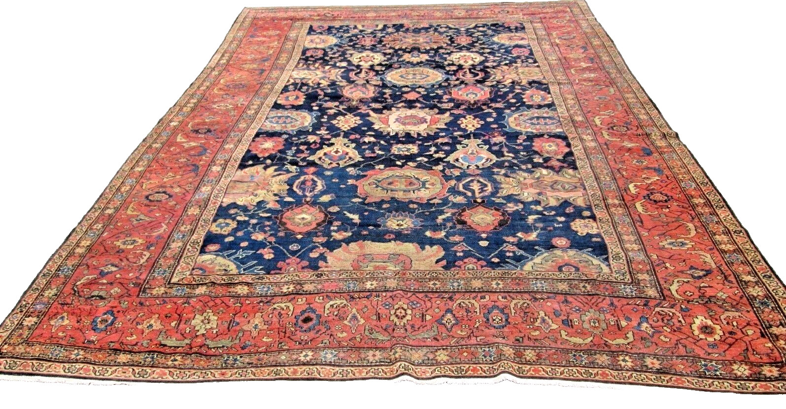 ANTIQUE SULTANABAD ORIENTAL CARPET_10 x 15_CIRCA 1880 FROM MY COLLECTION gallery