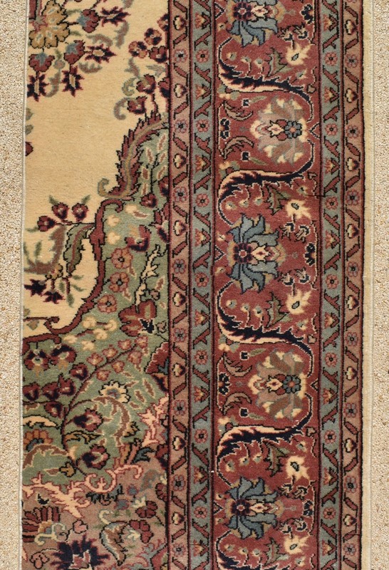 Turkish Rug 1x6ft Handwoven Oriental Carpet 58x196cm Runner Fragment Kitchen Rug gallery