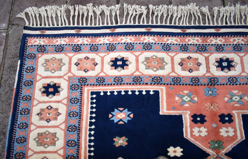 Vintage Turkish Rug 80'' x 116'' Hand-knotted Yuruk Rug Home Decor Wool Rug gallery