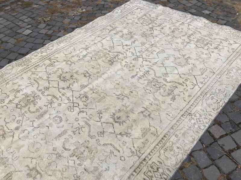 Home Decor, Turkish Vintage Rug, Handmade Wool Rug, Bohemian Large Rug, 6x10 ft gallery