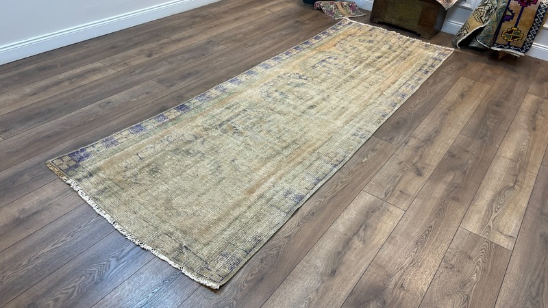 Runner Rug, Pale Orange Runner Rug, Turkish Runner Rug, Turkish Vintage Rug gallery