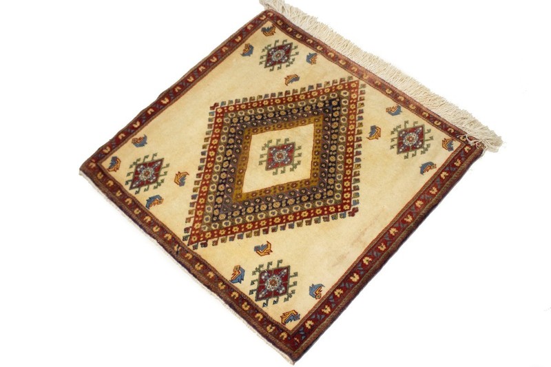 Hand-Knotted Vintage 2X2 Tribal Square Rug Oriental Entryway/Bathroom Carpet gallery