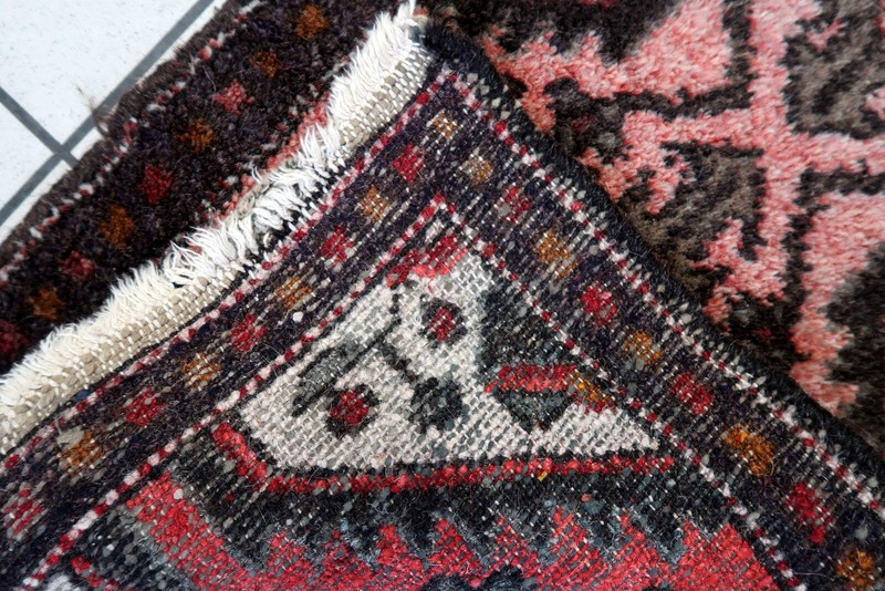 Handmade Vintage Uzbek Bukhara Runner 1.7' x 4.5' (52cm x 139cm) 1960s - 1С1164 gallery