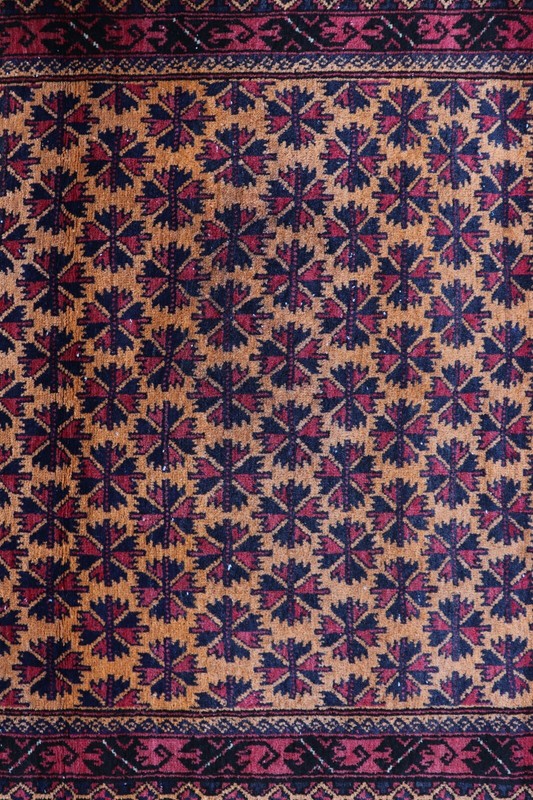 Antique Afghan Handmade Baluchi Sistan Rug 6'4 x 3'11 ft gallery