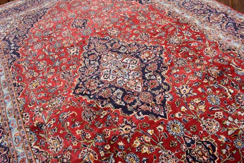 9'10 x 13'10 Vintage Semi Antique Handmade Wool Area Rug Oriental Carpet 10 x 14 gallery