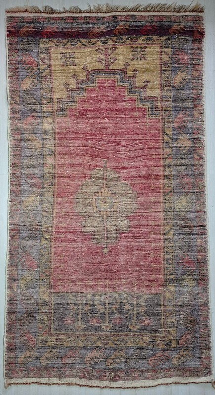 Antique Rug, Hand Woven Carpet, Accent Rug, Wool Carpet, Home Decor, Collectible gallery