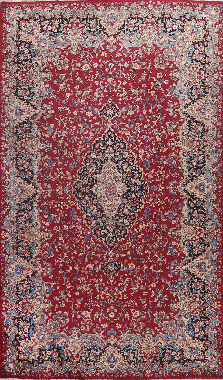 Vintage Vegetable Dye Traditional Oriental Area Rug Palace Size Handmade 10'x16' gallery