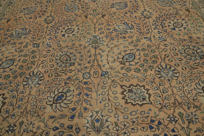 Vintage Floral Traditional Area Rug 10x12 Ft Hand-Knotted Oriental Wool Carpet gallery