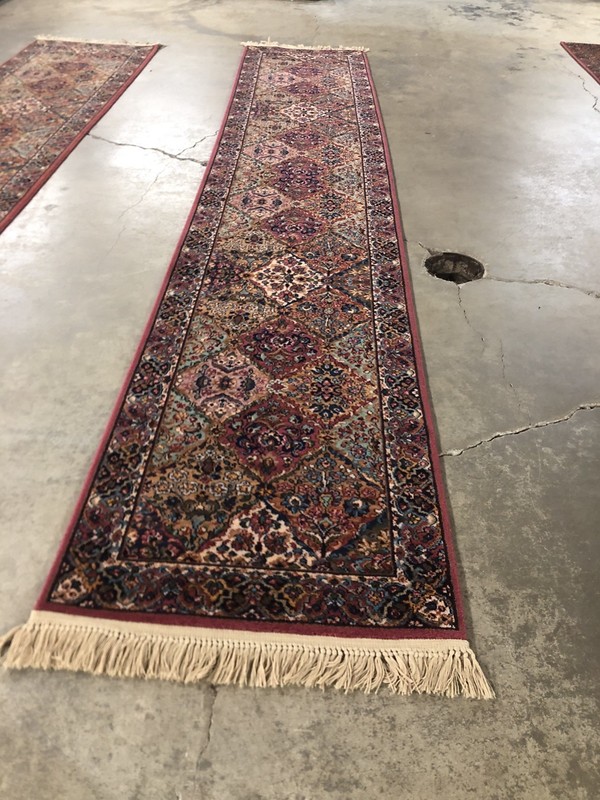 KARASTAN RUNNER ~ MultiColor Panel Kirman KARASTAN 717 Rug Size 2.10x15 gallery