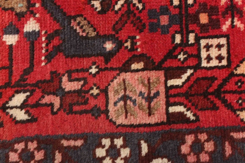 3'6" x 13'3" Vintage Hand-knotted Runner Rug Traditional Oriental Wool Carpet gallery