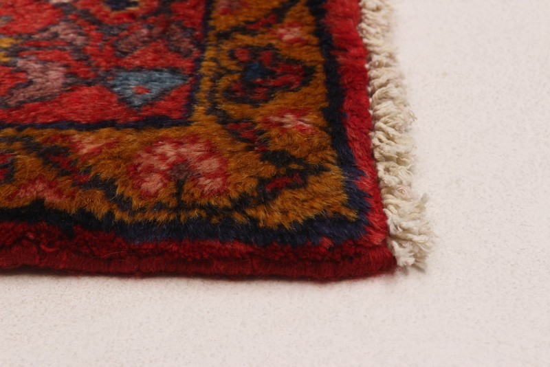 Vintage Traditional Hand-Knotted Area Rug 4'3" x 7'1" Oriental Wool Carpet gallery