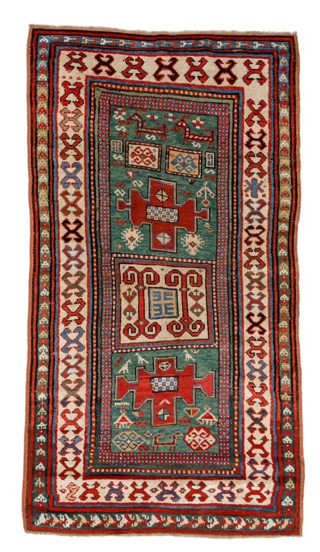 Karachov Kazak Rug, Caucasus, Ca. 1875 3’2” X 5’10” gallery