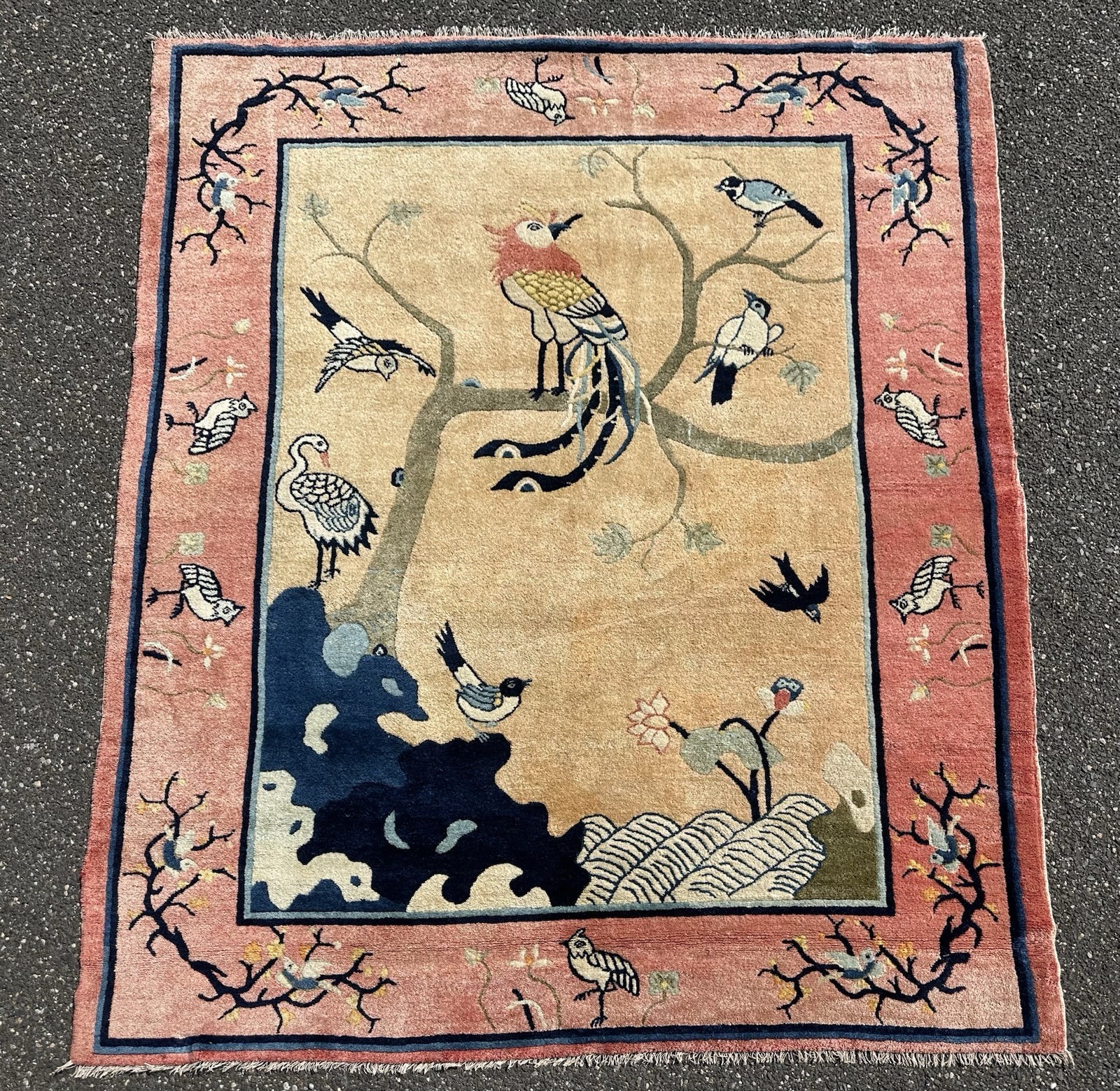 NEW ART DECO UNIQUE CHINESE RUG 4X6 . gallery