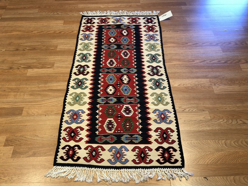 Beautiful Bessarabian - 1960s Antique Turkish Kilim - Flatweave Rug 2.4 x 4.6 ft gallery