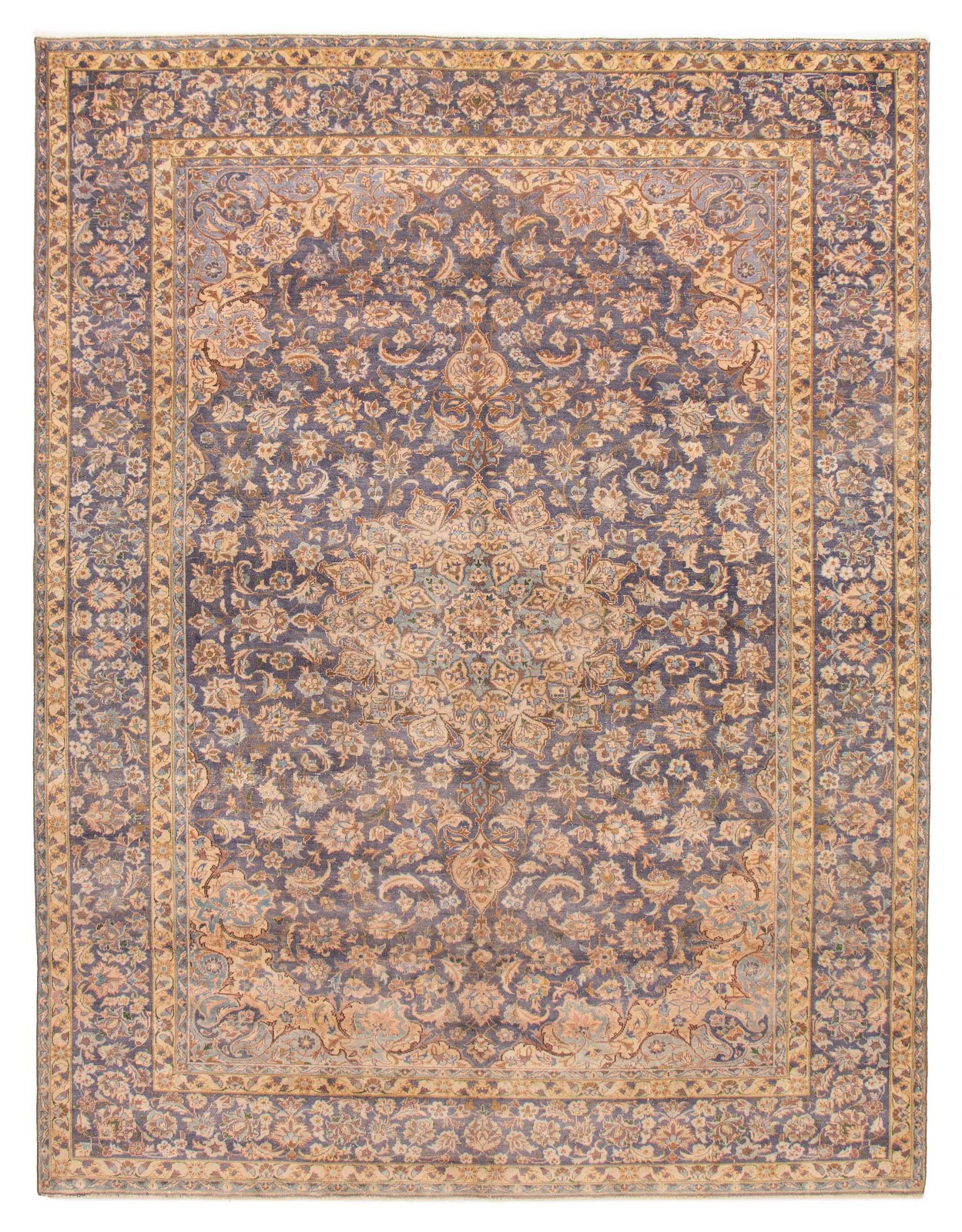Traditional Vintage Hand-Knotted Area Rug 9'7" x 12'6" Oriental Wool Carpet gallery