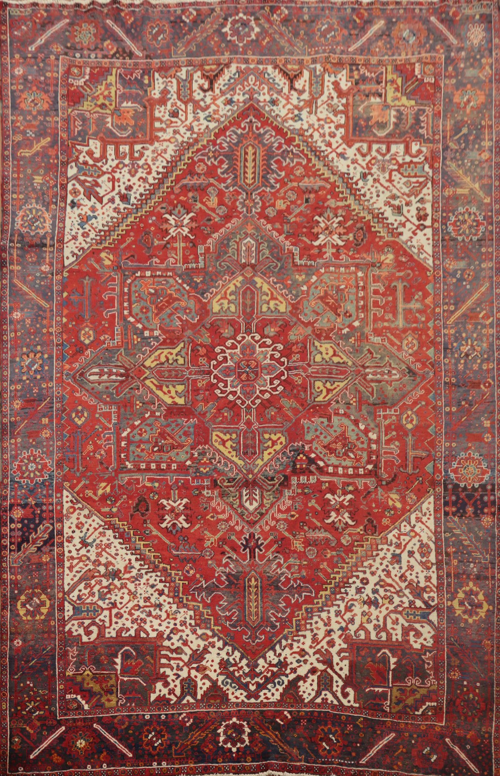 Vegetable Dye Traditional Dining Room Area Rug 8x11 Vintage Handmade Wool Carpet gallery