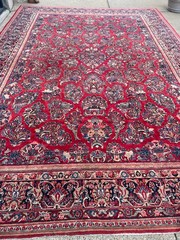 12’1″ x 17’8″ Antique Turkish Oriental Rug – 1920s – Hand Made – 100% Wool