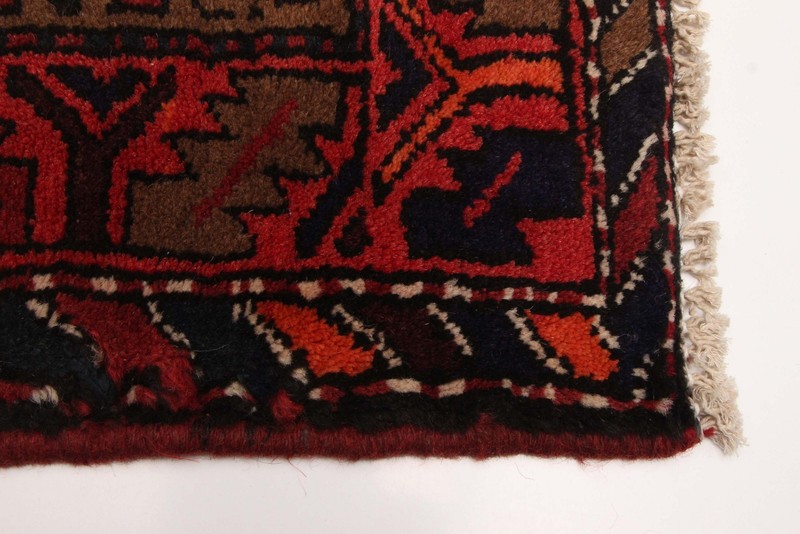 Vintage 3'5" x 6'7" Traditional Hand Knotted Vegetable Dye Wool Area Rug gallery