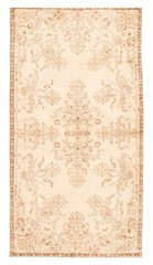 Vintage Traditional Hand-Knotted Area Rug 3’10” x 7’1″ Oriental Wool Carpet