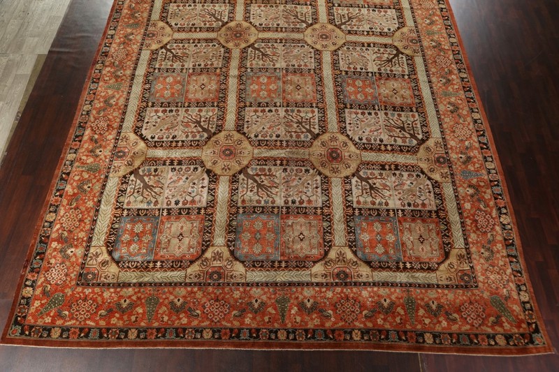Antique Vegetable Dye Tebriz Haj Jalili Palace Size Handmade Rug 14x20 Carpet gallery