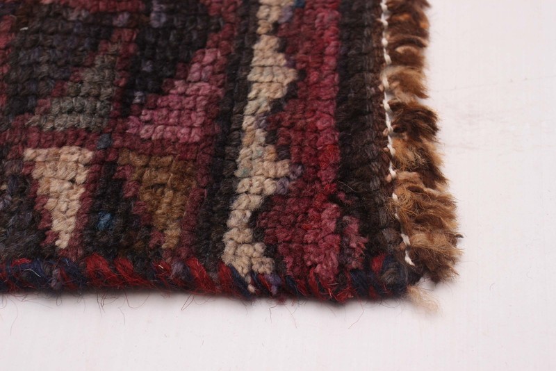 4'2" x 11'10" Vintage Hand-knotted Runner Rug Traditional Oriental Wool Carpet gallery