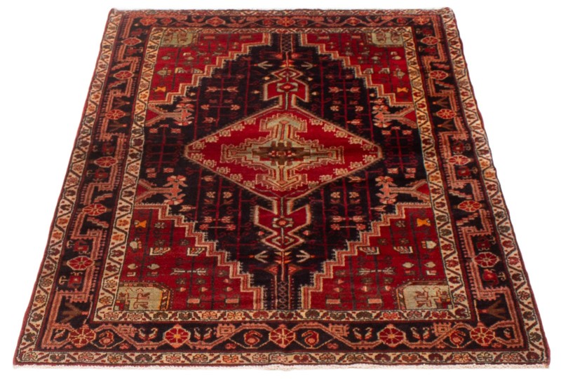 Vintage Hand-Knotted Carpet 4'8" x 6'10" Traditional Oriental Wool Area Rug gallery