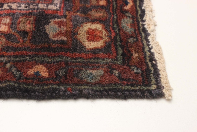 3'7" x 10'4" Vintage Hand-knotted Runner Rug Traditional Oriental Wool Carpet gallery