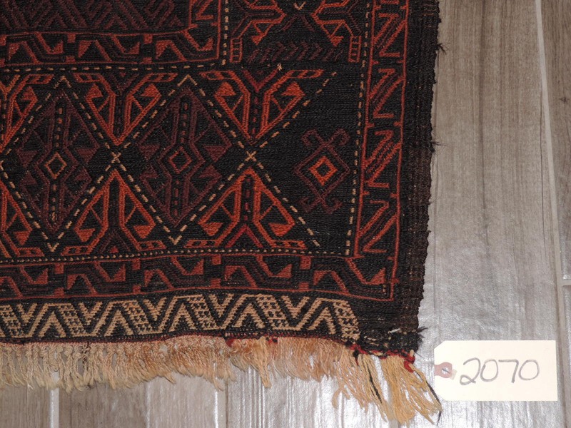 4x8ft. Handmade Sumak Kilim Wool Runner gallery