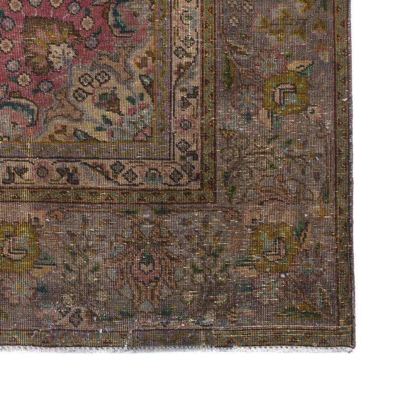 9'3" x 11'10" Elowen Vintage Hand-Knotted Wool Area Rug gallery