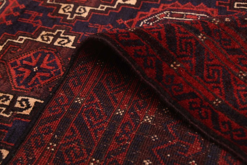 Vintage 4'2" x 6'10" Traditional Hand Knotted Vegetable Dye Wool Area Rug gallery
