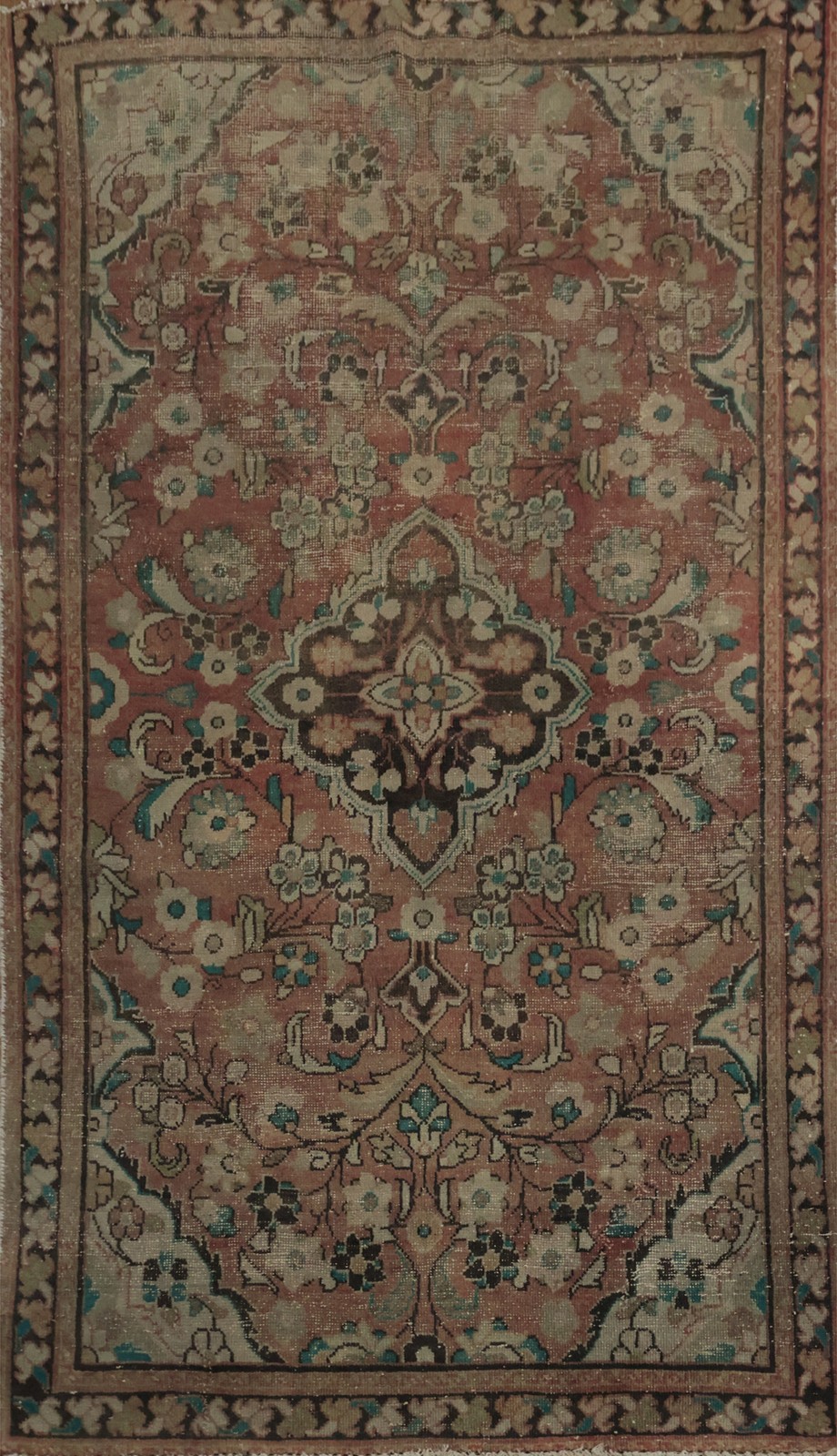 Traditional Handmade Vintage Rug 4x6 with Timeless Artistic Design Wool Carpet gallery